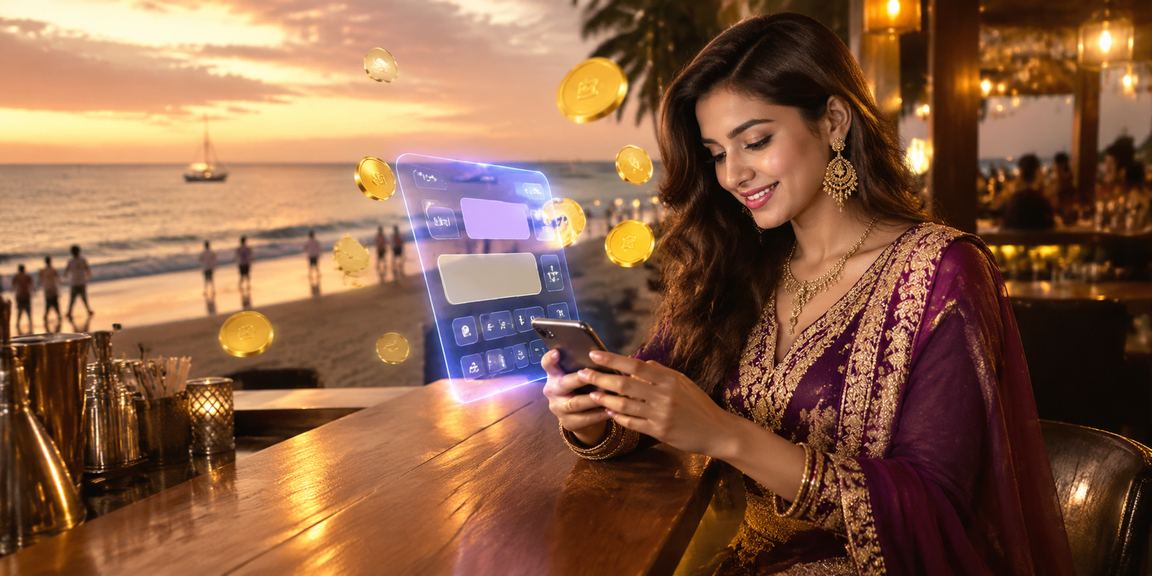 চট্টগ্রামের সৈকতে মোবাইল ক্যাসিনো অ্যাপ ব্যবহার করছেন ব্যক্তি